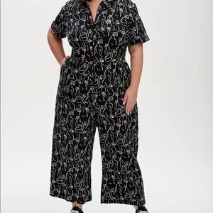 Organic Janaki print boiler suit by Lucy & Yak